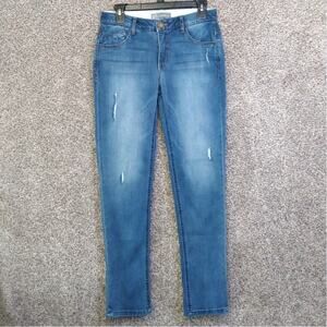 Wit & Wisdom Distressed Girlfriend Jeans Size 4 Stretch Denim